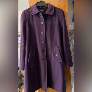 Lands’ End long wool coat. Large